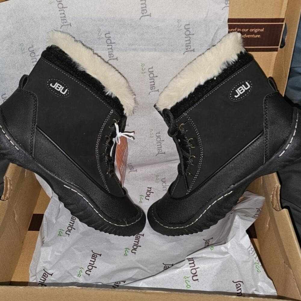 JBU by Jambu Women’s Jane Mid-Calf Ankle Boots Black - New & Waterproof - Picture 2 of 6